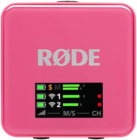 MICRÓFONO INALÁMBRICO RODE WIRELESS GO GEN 3 ROSA - 4