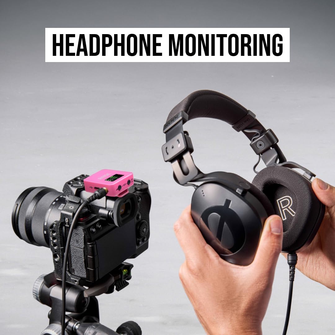 MICRÓFONO INALÁMBRICO RODE WIRELESS GO GEN 3 ROSA - 5