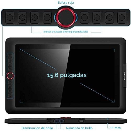 TABLETA GRÁFICA XPPEN ARTIST 15.6 PRO 15.6 PULGADAS 16384 NIVELES DE PRESIÓN - 3