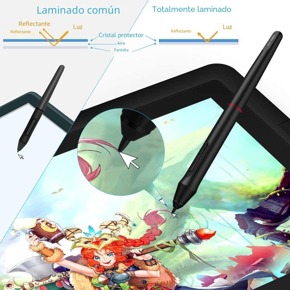 TABLETA GRÁFICA XPPEN ARTIST 15.6 PRO 15.6 PULGADAS 16384 NIVELES DE PRESIÓN - 4