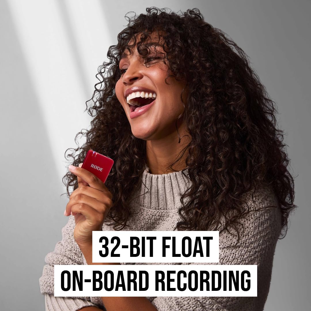 MICRÓFONO INALÁMBRICO RODE WIRELESS GO GEN 3 32-BIT FLOAT ROJO - 2