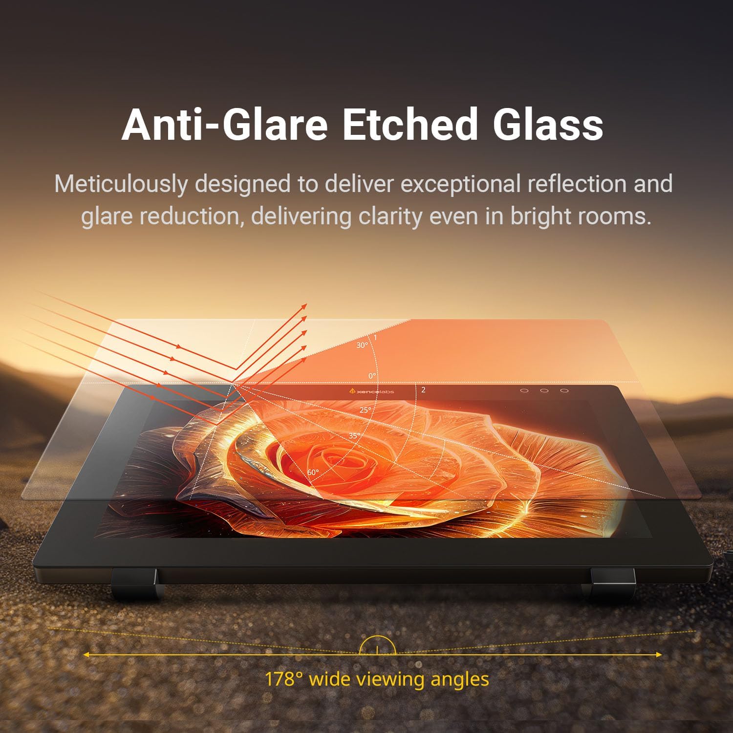 TABLETA GRÁFICA XENCELABS PEN DISPLAY 24 4K CON PANTALLA 99% ADOBE RGB - 2
