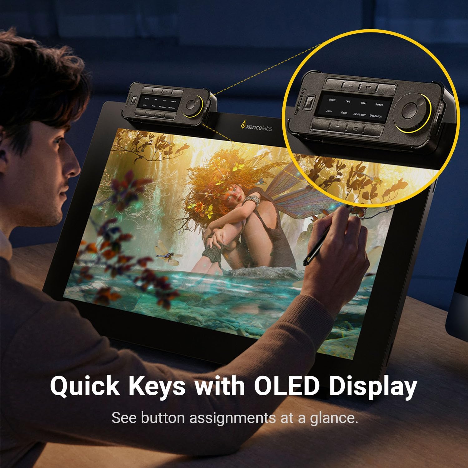 TABLETA GRÁFICA XENCELABS PEN DISPLAY 24 4K CON PANTALLA 99% ADOBE RGB - 5