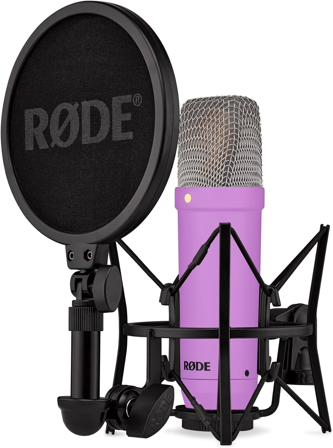 MICRÓFONO DE ESTUDIO CONDENSADOR RØDE NT1 SIGNATURE SERIES MORADO - 1