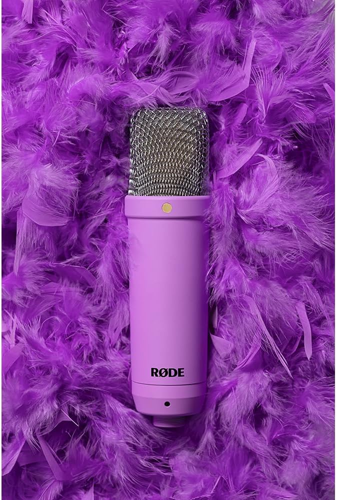 MICRÓFONO DE ESTUDIO CONDENSADOR RØDE NT1 SIGNATURE SERIES MORADO - 2