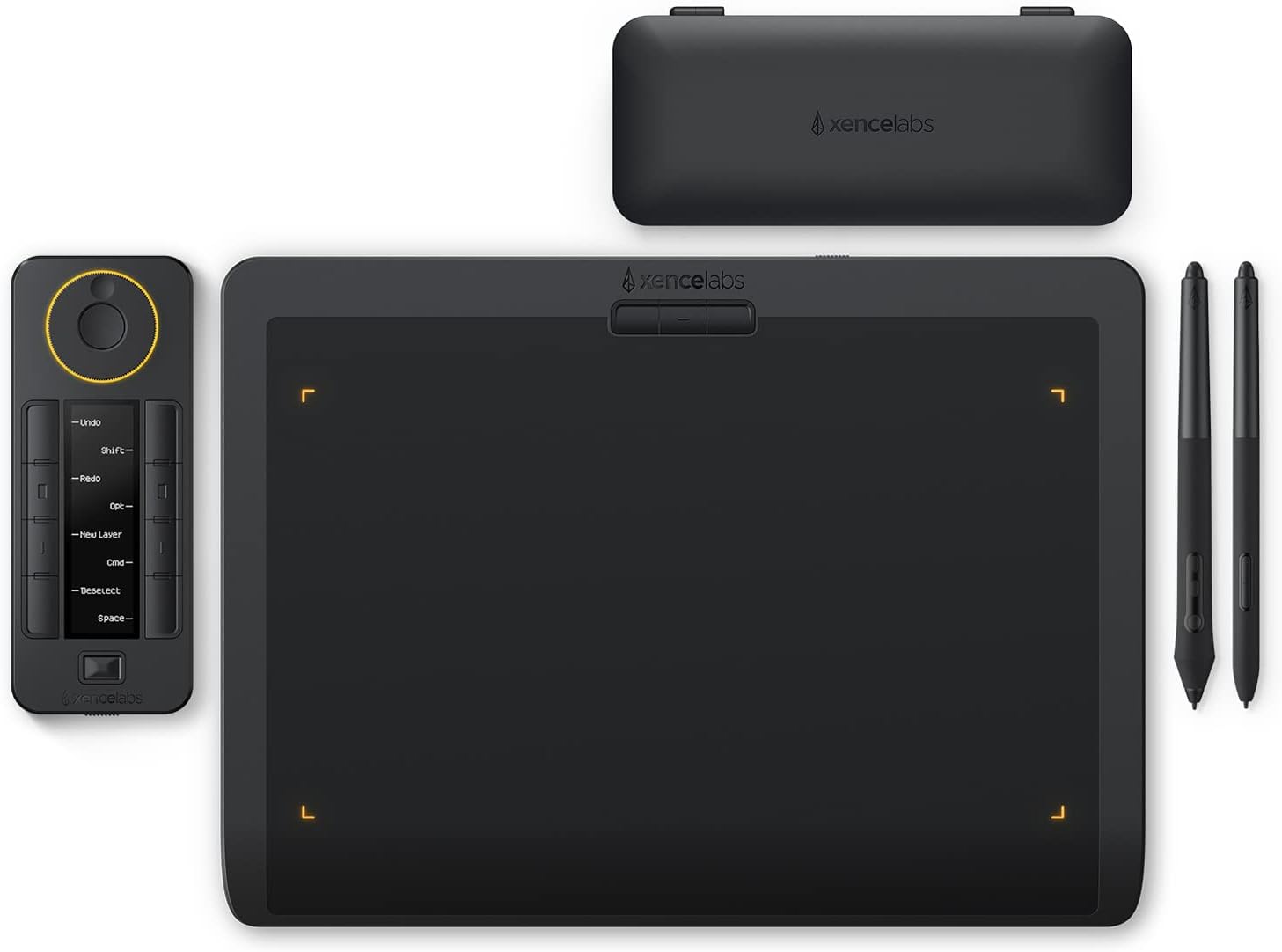 TABLETA GRÁFICA XENCELABS 12' ULTRADELGADA CON 40 TECLAS RÁPIDAS PERSONALIZABLES Y 2 STYLUS SIN BATERÍA - 1