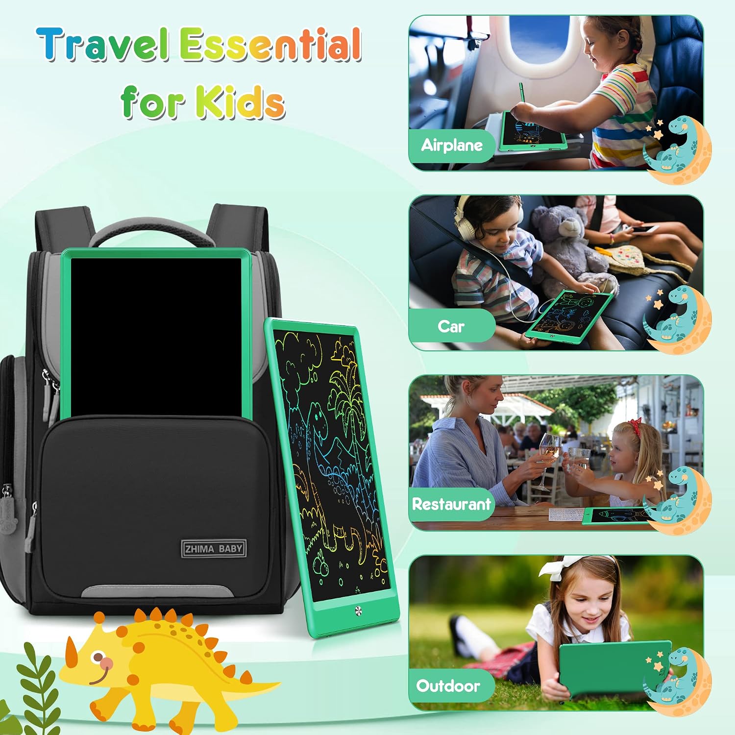 TABLETA GRÁFICA FLUESTON LCD WRITING TABLET 10 PULGADAS AZUL - 5