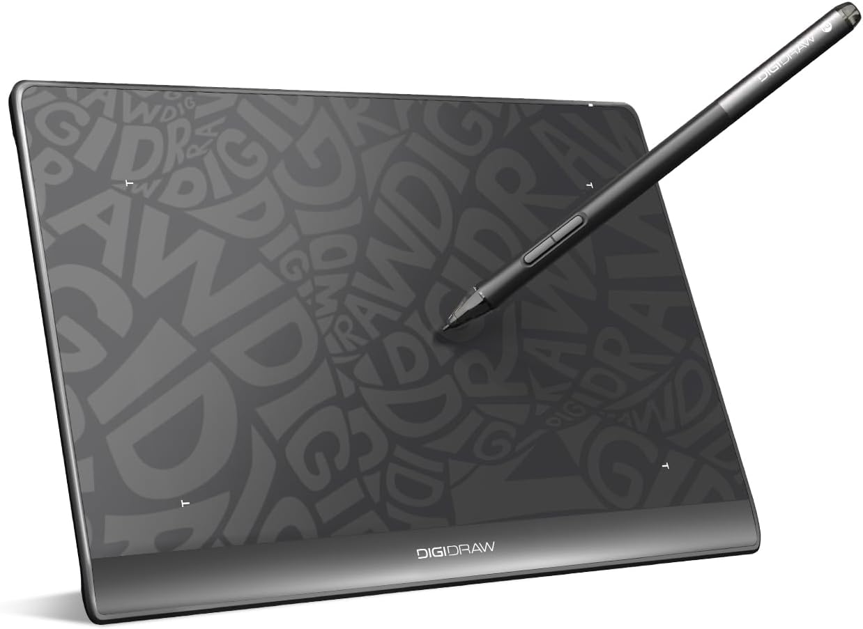 TABLETA GRÁFICA DIGIDRAW T410 6X4 PULGADAS CON LÁPIZ SIN BATERÍA 16384 NIVELES - 1