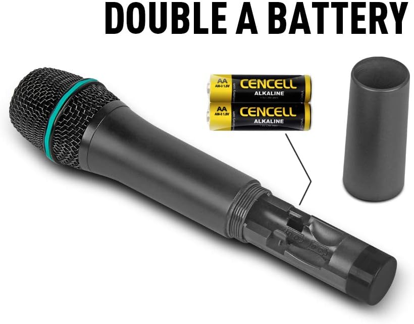 MICRÓFONO INALÁMBRICO D DEBRA AUDIO AU400 PRO UHF 4 CANALES - 5