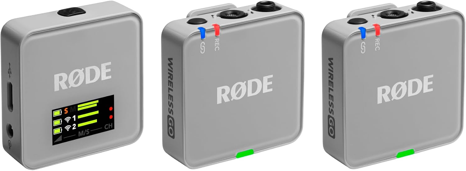 MICRÓFONO INALÁMBRICO RODE WIRELESS GO GEN 3 32-BIT FLOAT STONE - 1