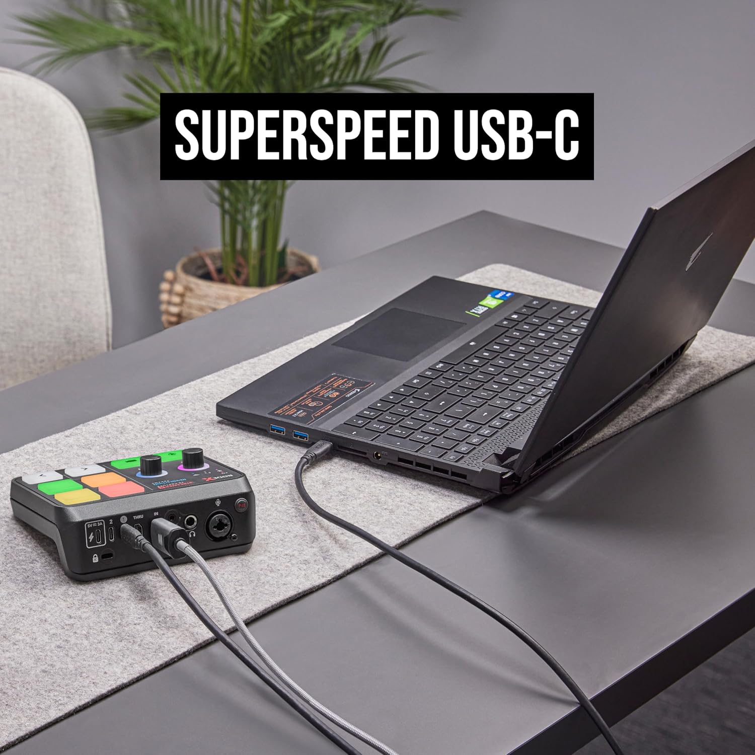 CABLE USB-C A USB-C RØDE SC27 SUPERSPEED 2M 5GBPS 60W NEGRO - 2