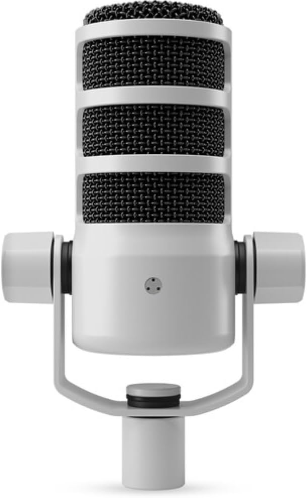 MICRÓFONO DINÁMICO RODE PODMIC USB Y XLR PARA PODCAST BLANCO CON FILTRO ANTI-POP Y SOPORTE DE ESCRITORIO - 4