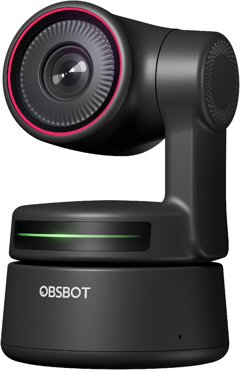 WEBCAM OBSBOT TINY PTZ 4K CON AI TRACKING Y AUTOFOCUS - 1