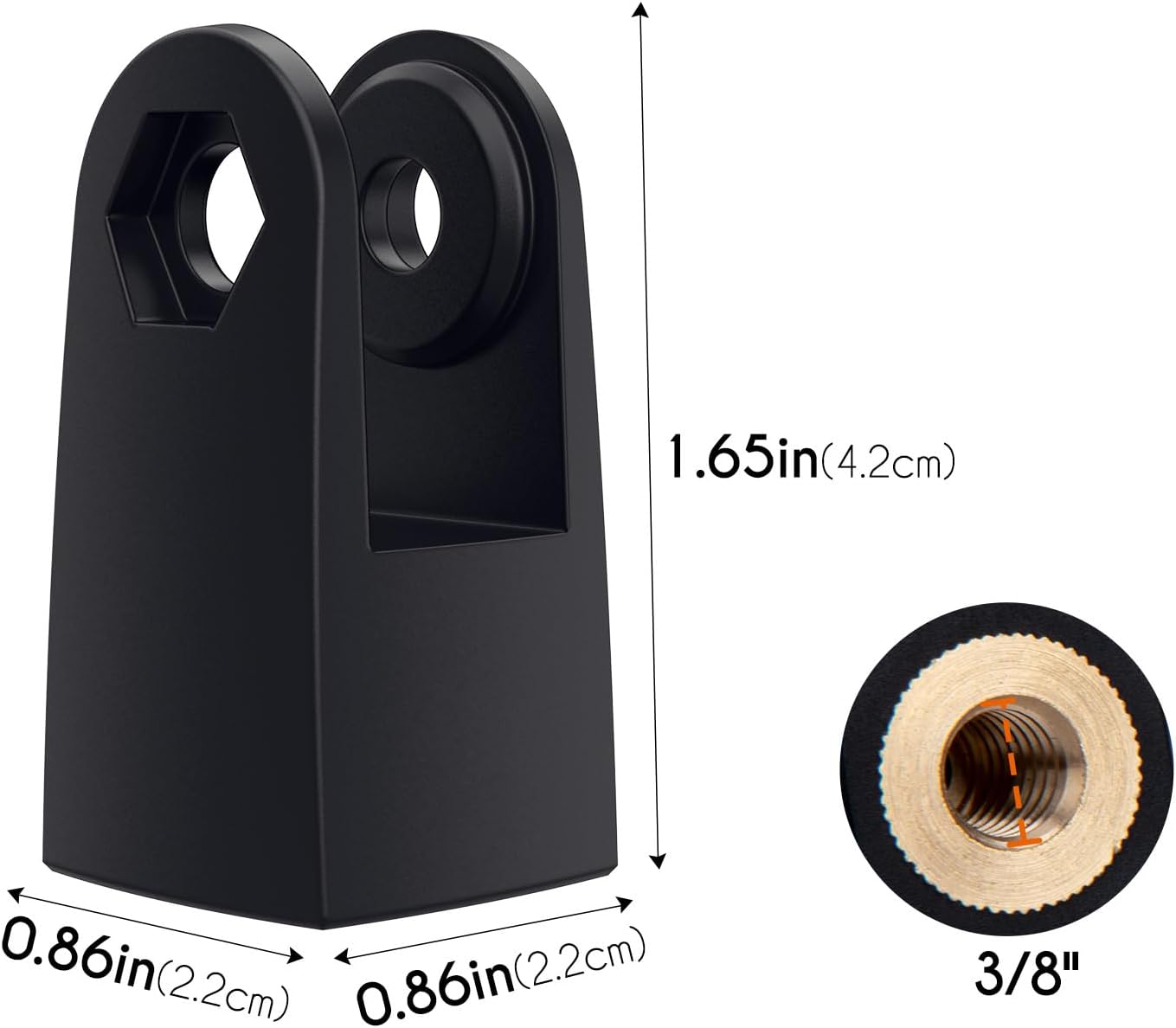 ADAPTADOR PARA MICRÓFONO SUNMON PARA HYPERX QUADCAST CON CONEXIÓN 3/8' - 2