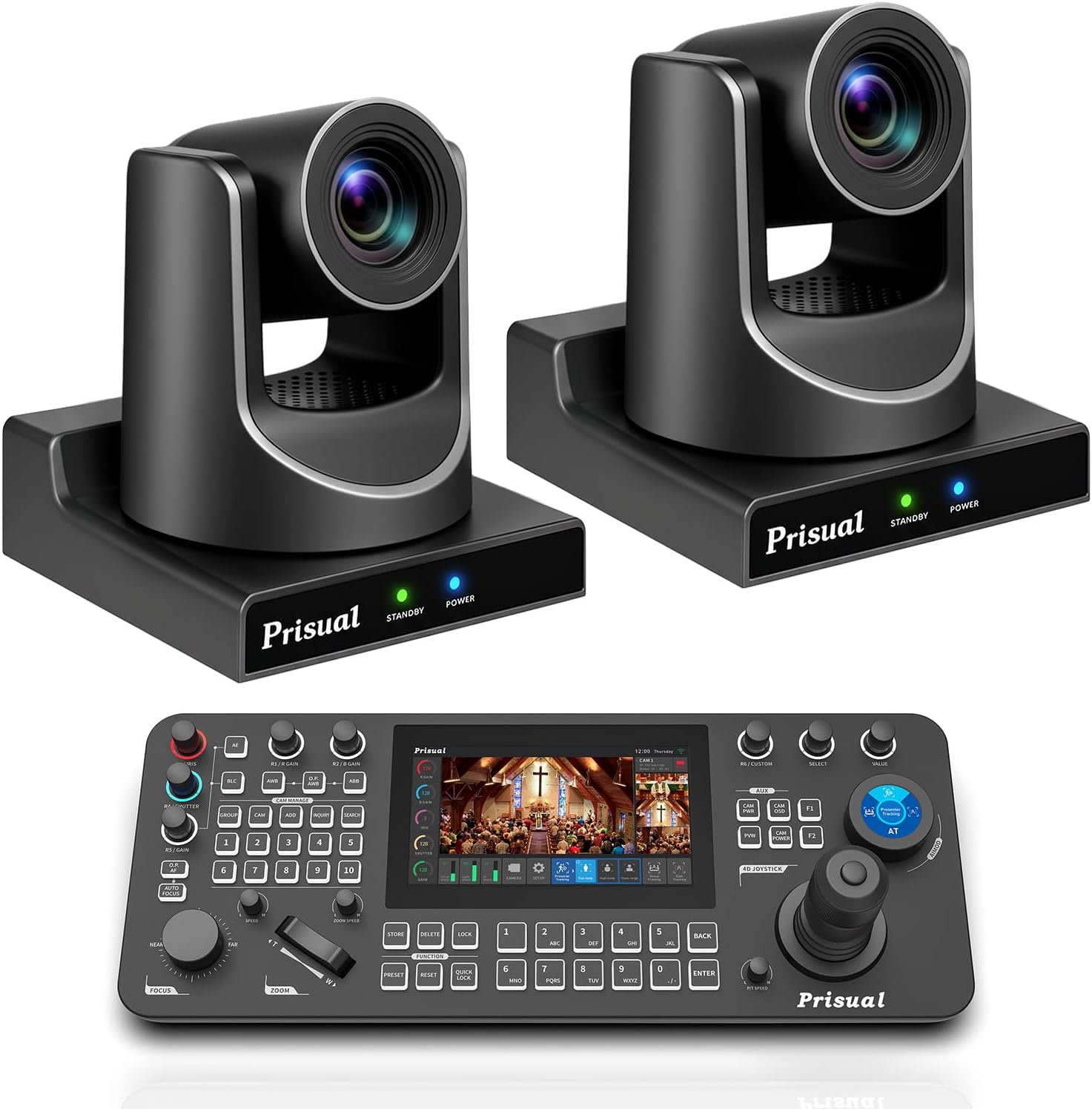 CÁMARA PTZ PRISUAL GEN 5 30X ZOOM ÓPTICO AI AUTO TRACKING POE HDMI SDI - 1