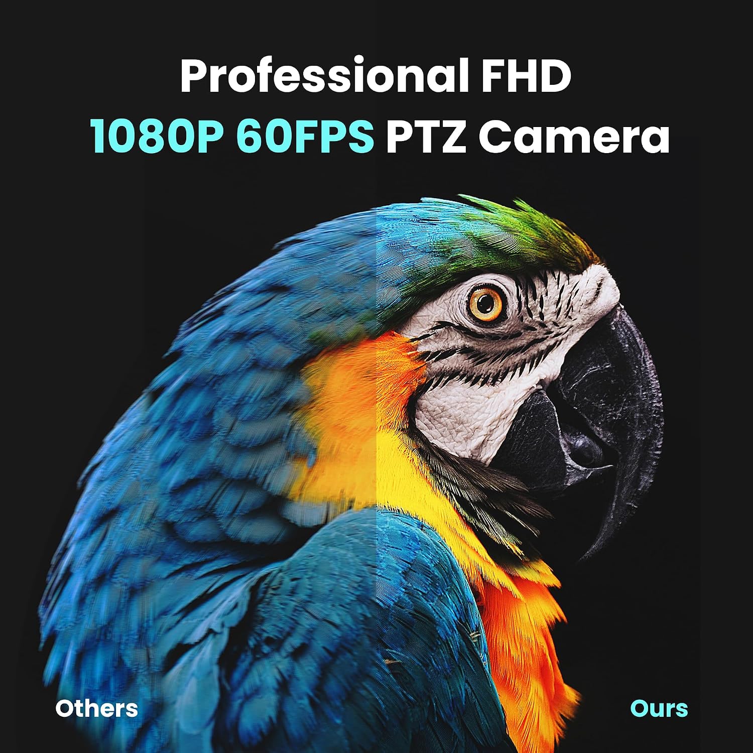CÁMARA PTZ IUZEE AI AUTO TRACKING 30X ZOOM ÓPTICO 1080P 60FPS USB3.0 HDMI LAN POE - 4