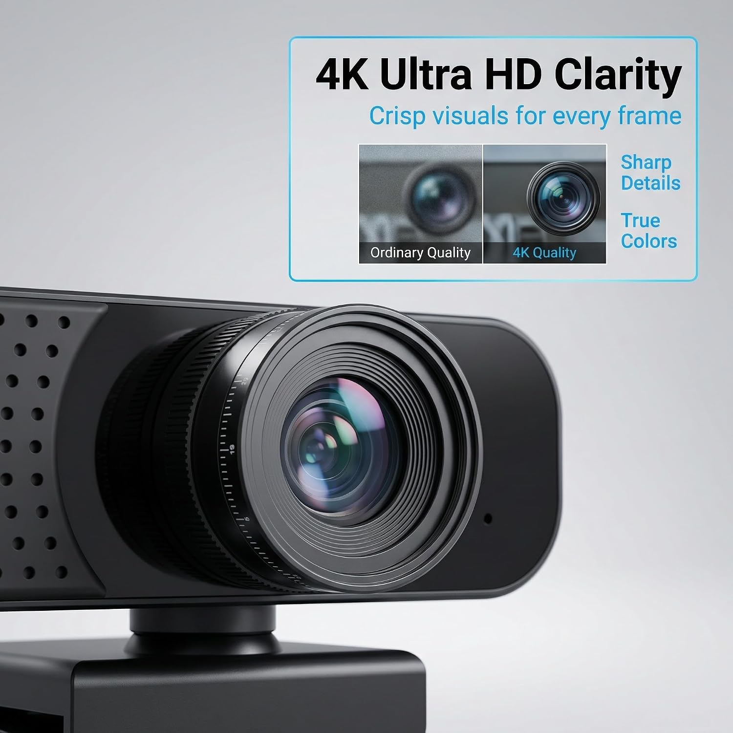 WEBCAM GOHERO 4K CON DUAL PDAF AUTOFOCUS Y CORRECCIÓN AUTOMÁTICA DE LUZ - 4