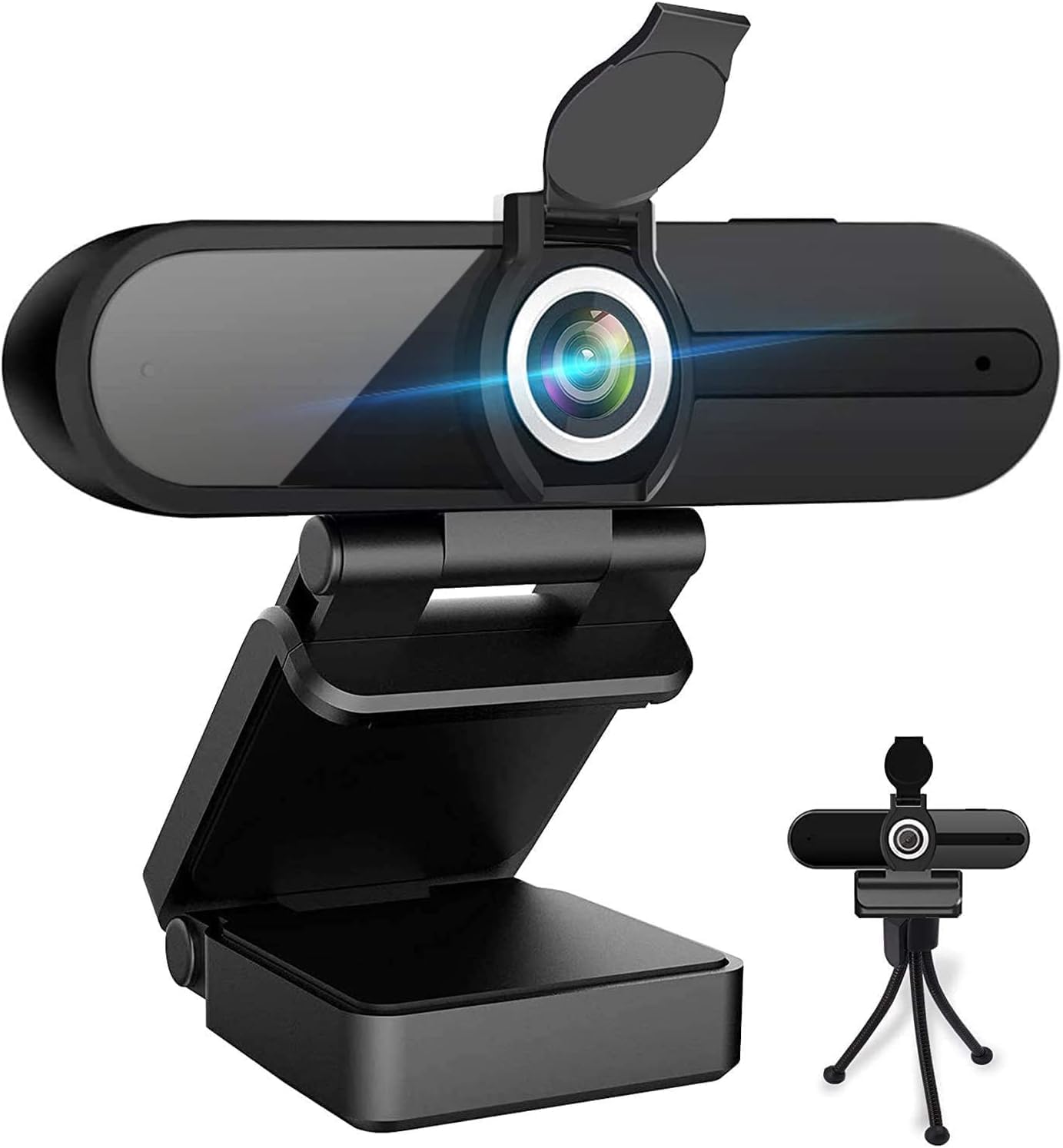 WEBCAM ZIQIAN 4K 8MP CON MICRÓFONO Y MINI TRÍPODE - 1