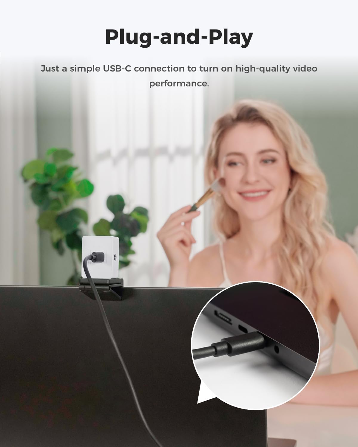 WEBCAM OBSBOT MEET 2 4K CON SENSOR 1/2 PULG, AI FRAMING Y AUTOFOCUS - 5
