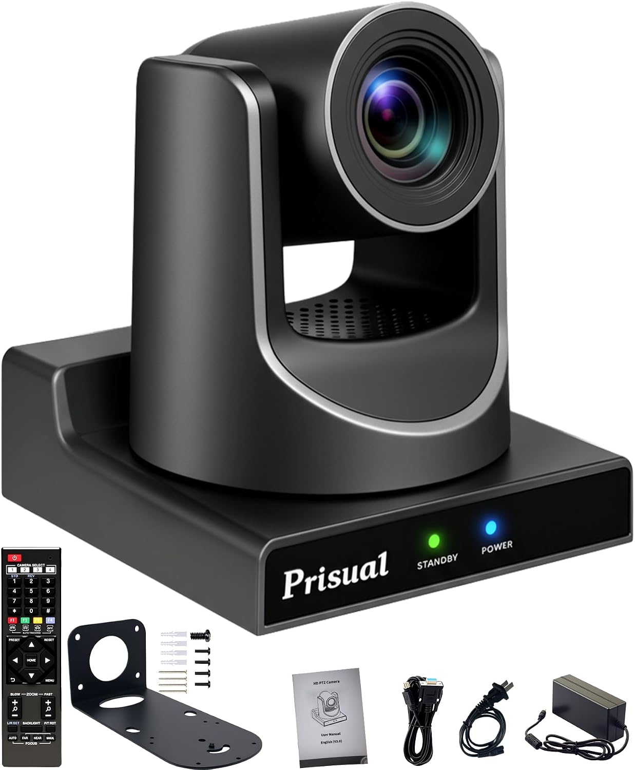 CÁMARA DE VIDEO PRISUAL NDI HX3 PTZ 5TA GEN CON ZOOM ÓPTICO 30X Y AUTO TRACKING AI - 1