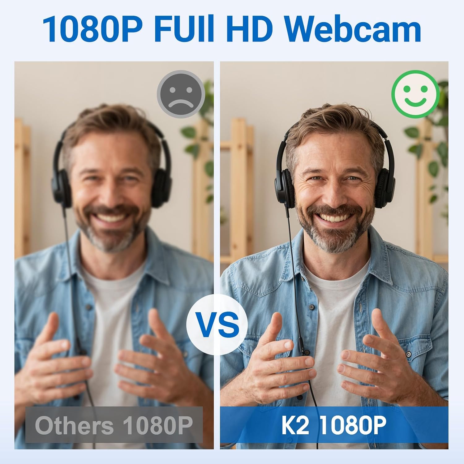 WEBCAM SWEETLINK HD 1080P CON MICRÓFONO Y LUZ RGB - 4