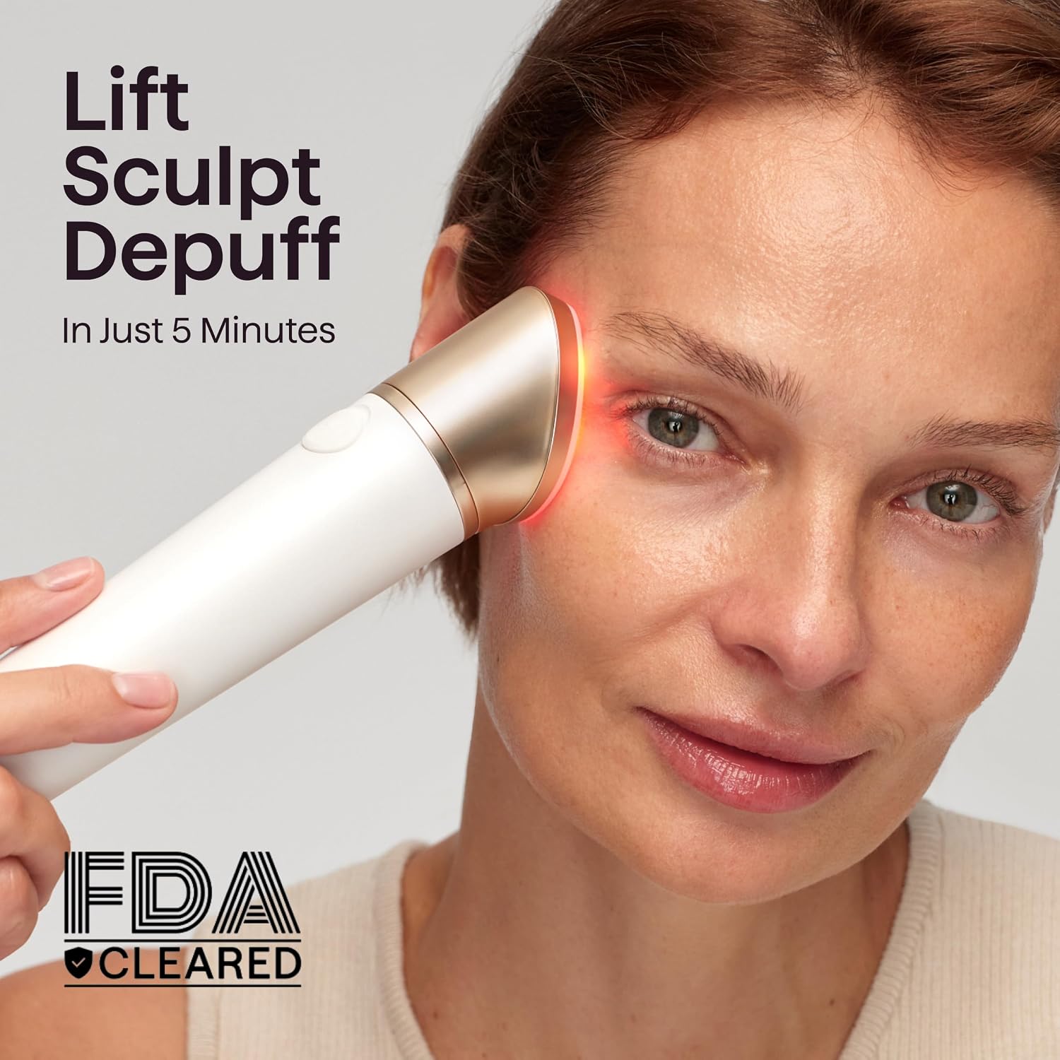DISPOSITIVO FACIAL MICROCORRIENTE WAVYTALK SCULPT TIME ORO CHAMPÁN - 2