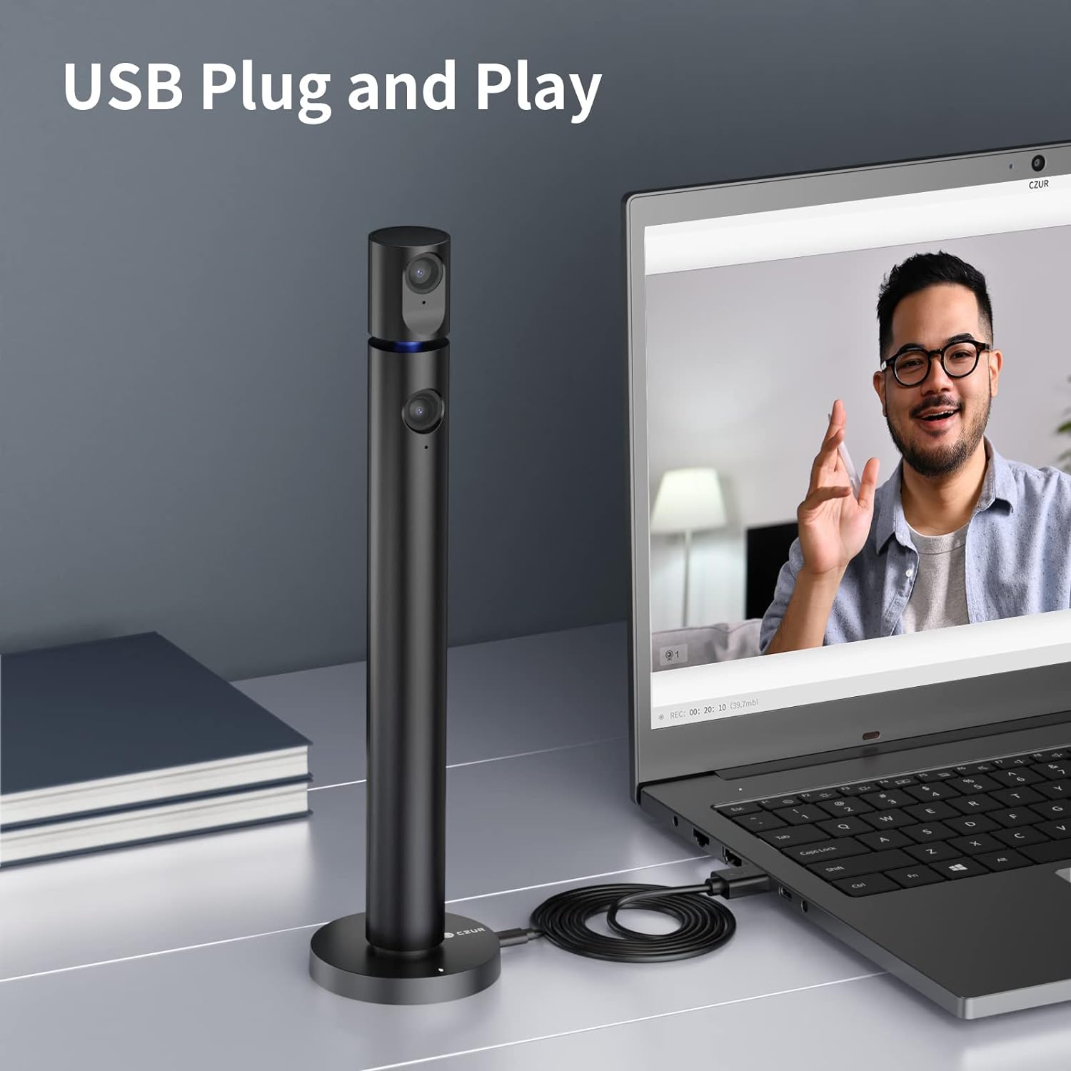 WEBCAM CZUR HALO X PRO DUAL 1080P CON MICRÓFONO - 3
