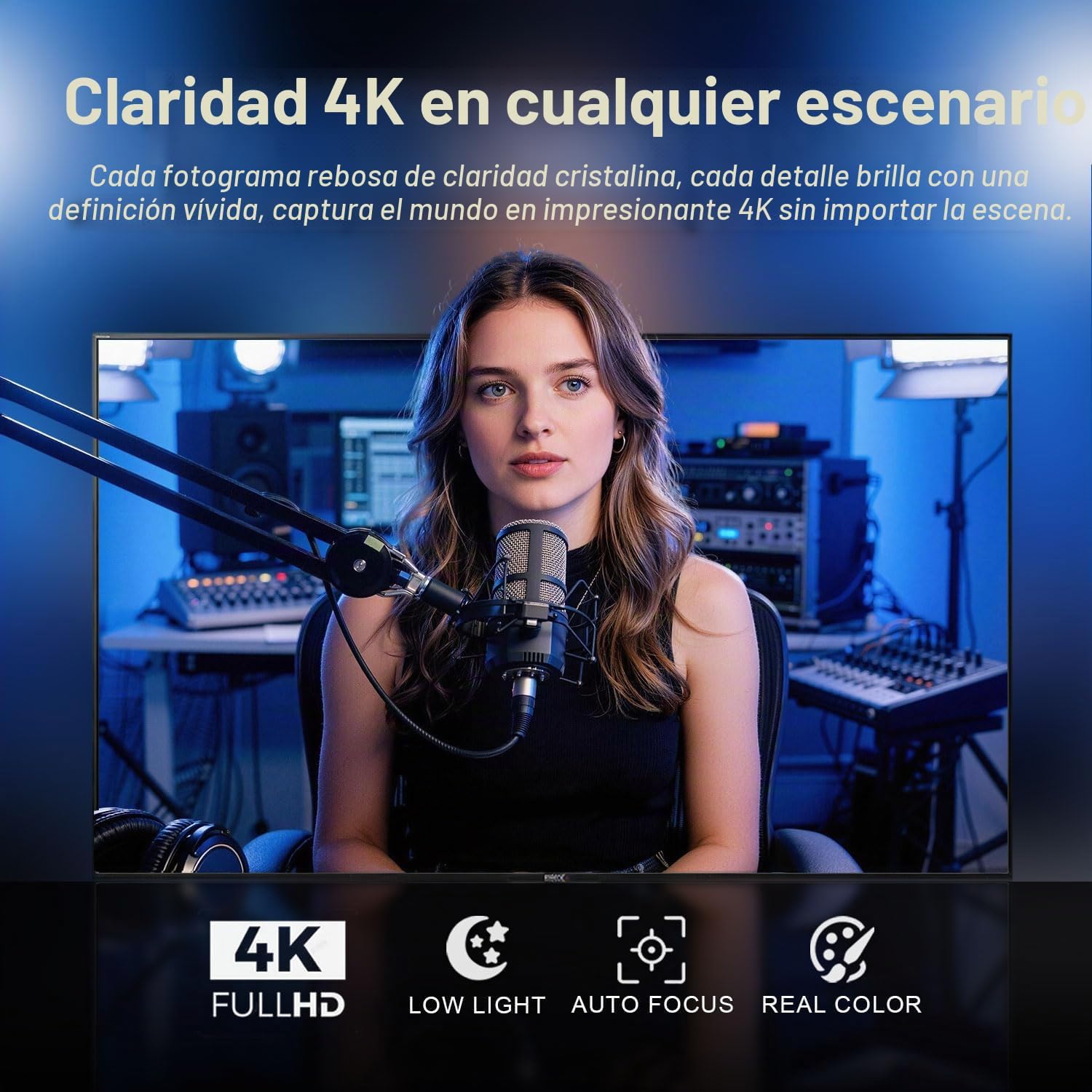 CÁMARA PTZ AVKANS AV4KN-20-B 4K 20X HDMI SDI CON AUTO TRACKING AI Y STREAMING IP POE - 2