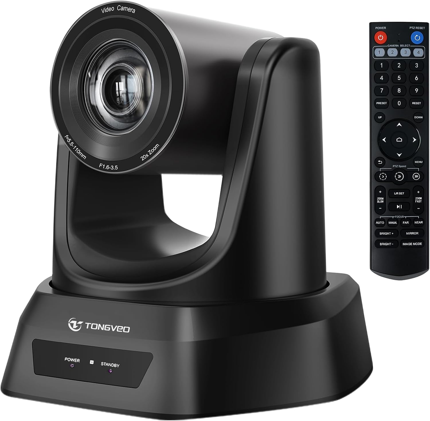 CÁMARA PTZ INALÁMBRICA TONGVEO AI 1080P 60FPS CON ZOOM ÓPTICO 20X - 1