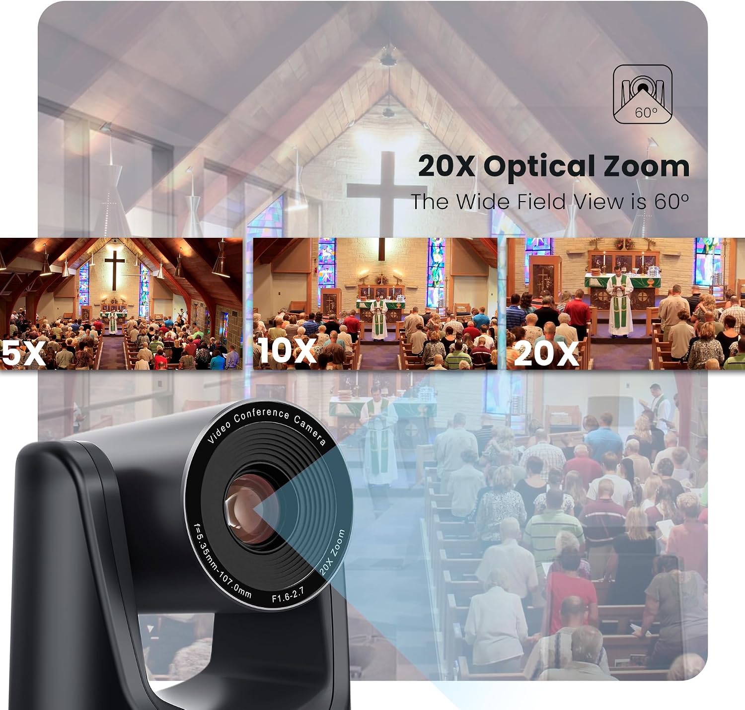 CÁMARA PTZ INALÁMBRICA TONGVEO AI 1080P 60FPS CON ZOOM ÓPTICO 20X - 3