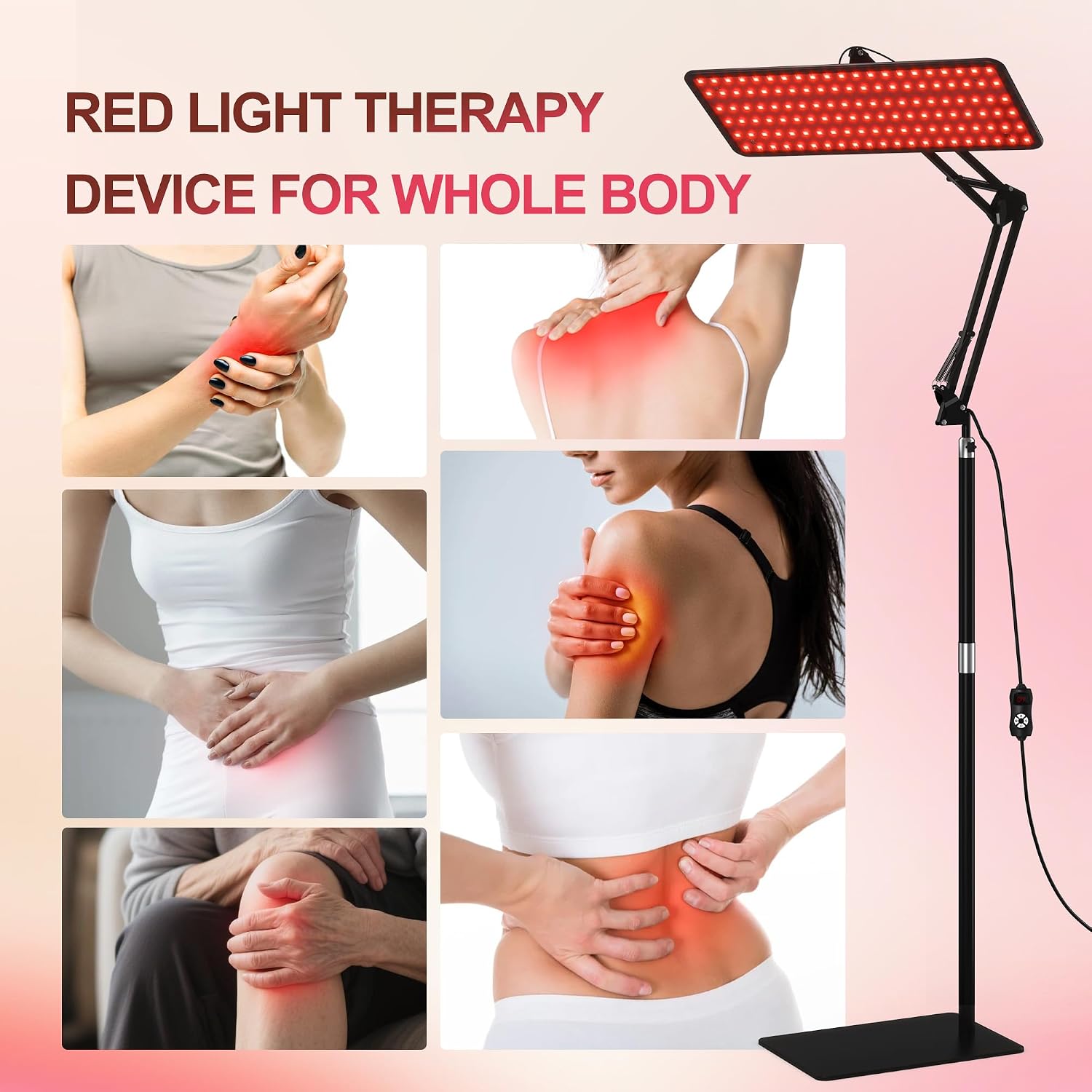 LÁMPARA DE TERAPIA DE LUZ ROJA MORFONE TRI-WAVELENGTH 660NM, 850NM, 940NM - 4