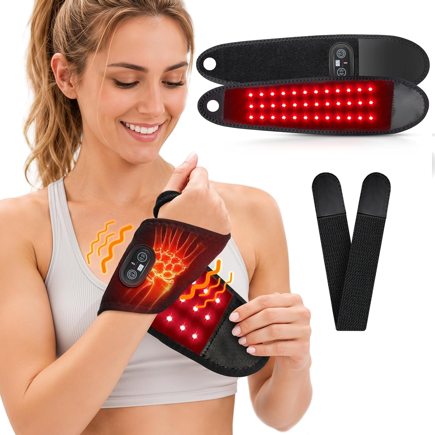 ALMOHADILLA TERAPÉUTICA RELEXNOW PARA MUÑECA CON LUZ ROJA 3000MAH - 1