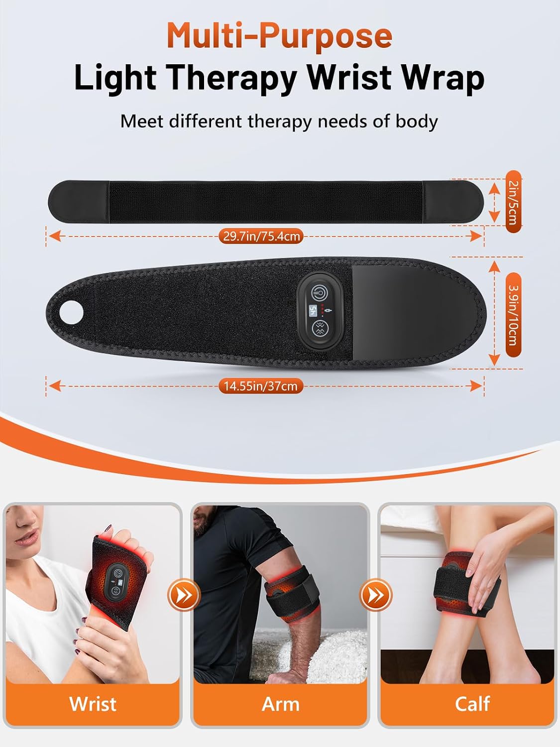ALMOHADILLA TERAPÉUTICA RELEXNOW PARA MUÑECA CON LUZ ROJA 3000MAH - 5