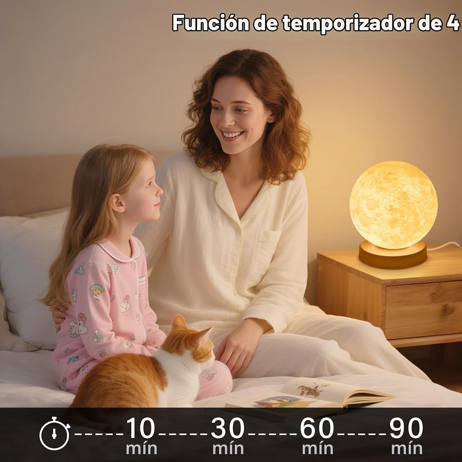 LÁMPARA DE TERAPIA DE LUZ DORAUBIA 10000 LUX CON CONTROL REMOTO Y 3 TEMPERATURAS DE COLOR - 4