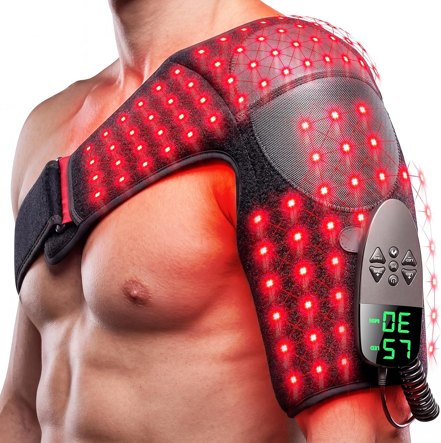 ALMOHADILLA TERAPÉUTICA PARA HOMBRO LTW CON CALOR Y TERAPIA DE LUZ ROJA - 1
