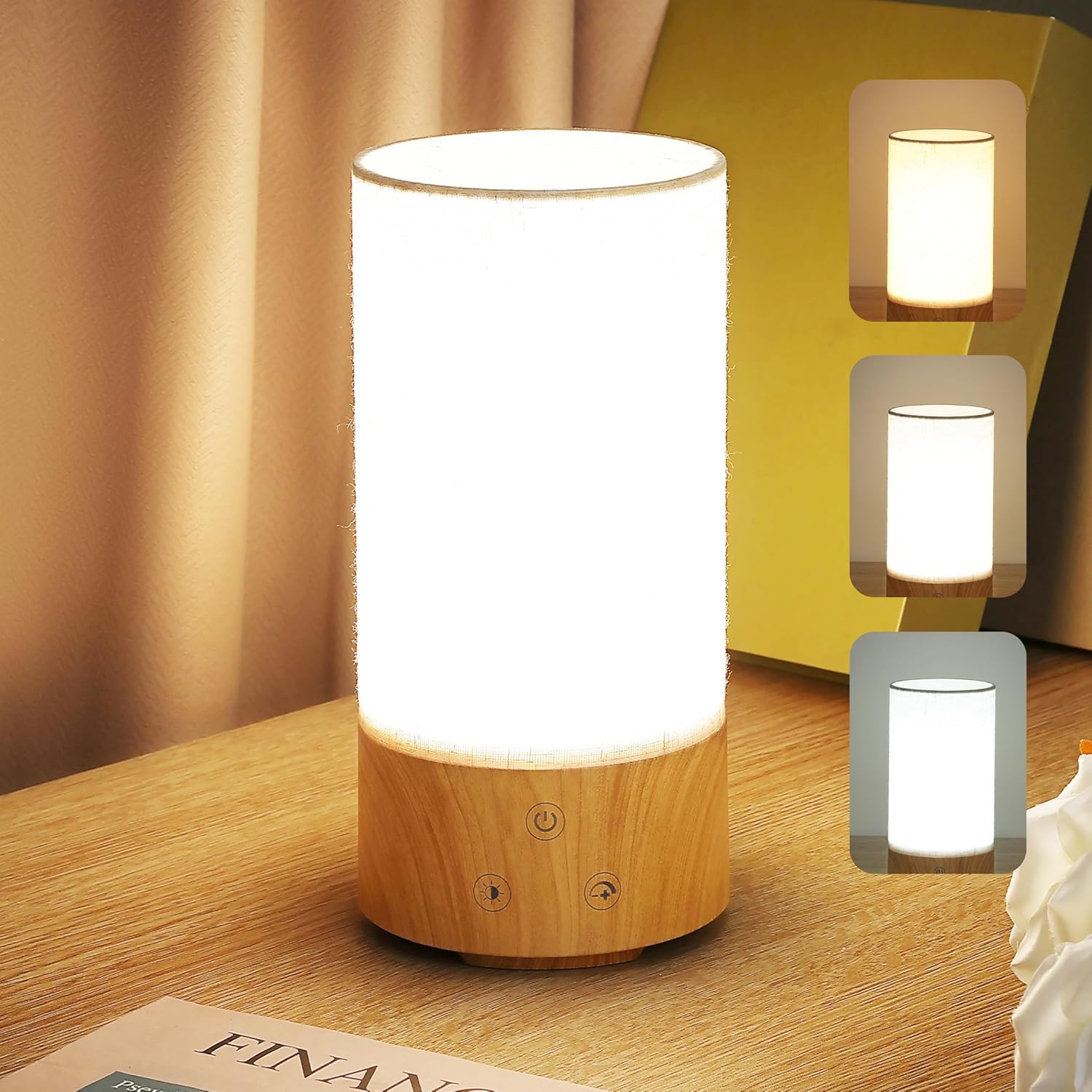 LÁMPARA DE TERAPIA DE LUZ CAROMOLLY HAPPY LAMP 10,000 LUX CON 3 TEMPERATURAS DE COLOR Y 5 NIVELES DE BRILLO - 1
