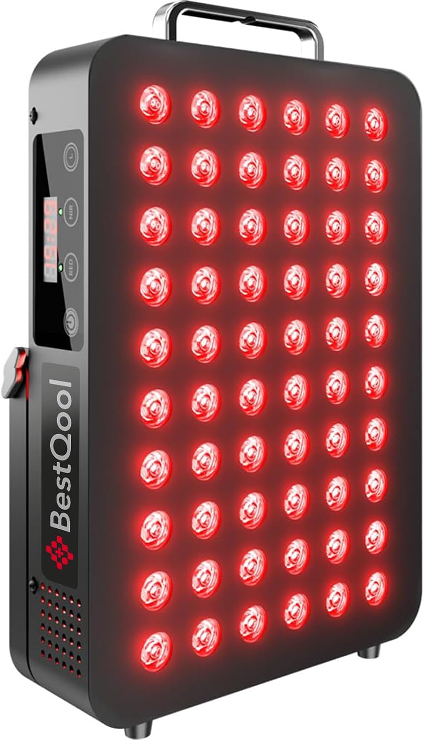 PANEL DE TERAPIA DE LUZ ROJA BESTQOOL BQ60 105W 660NM Y 850NM - 1