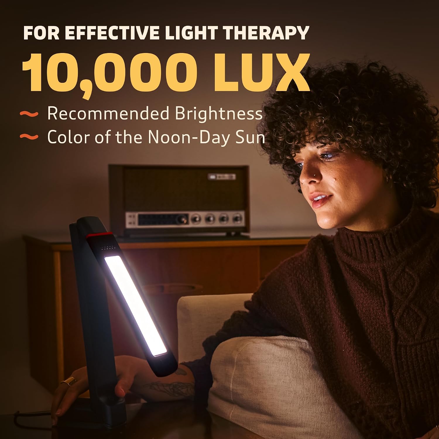 LÁMPARA DE TERAPIA DE LUZ CIRCADIAN OPTICS LUMOS 10,000 LUX - 3