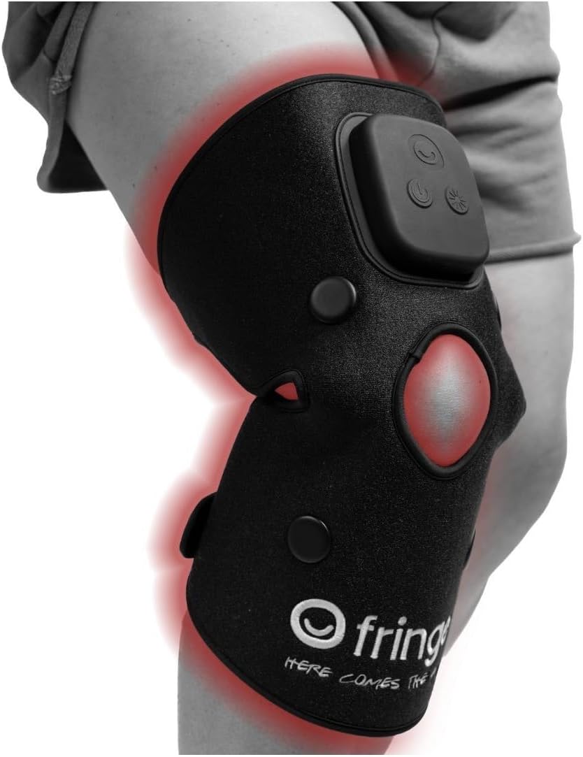 ALMOHADILLA TERAPÉUTICA FRINGE RED LIGHT THERAPY CON MASAJE VIBRATORIO PARA RODILLA 660NM Y 850NM - 1