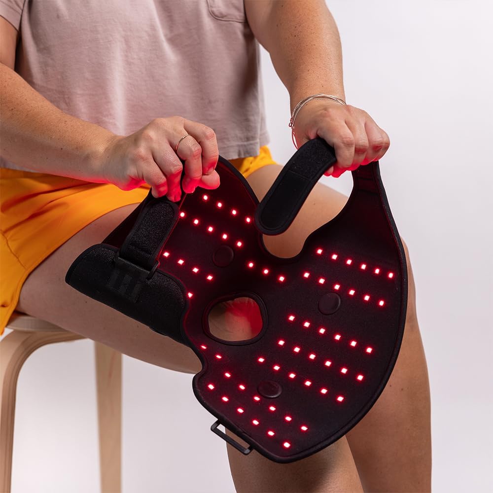 ALMOHADILLA TERAPÉUTICA FRINGE RED LIGHT THERAPY CON MASAJE VIBRATORIO PARA RODILLA 660NM Y 850NM - 3
