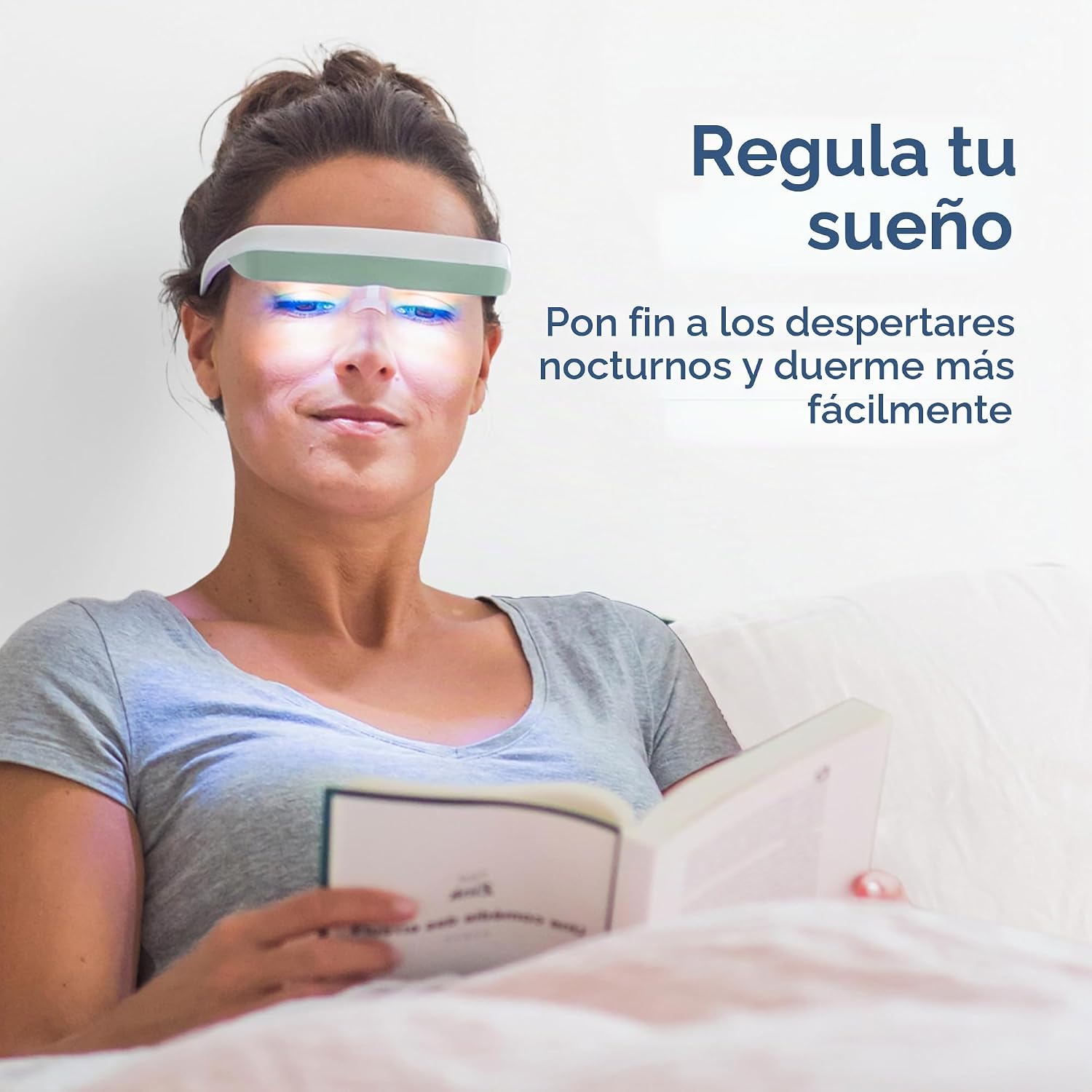 ALMOHADA TERAPÉUTICA LUMINETTE 3 LIGHT THERAPY GLASSES VERDE - 2