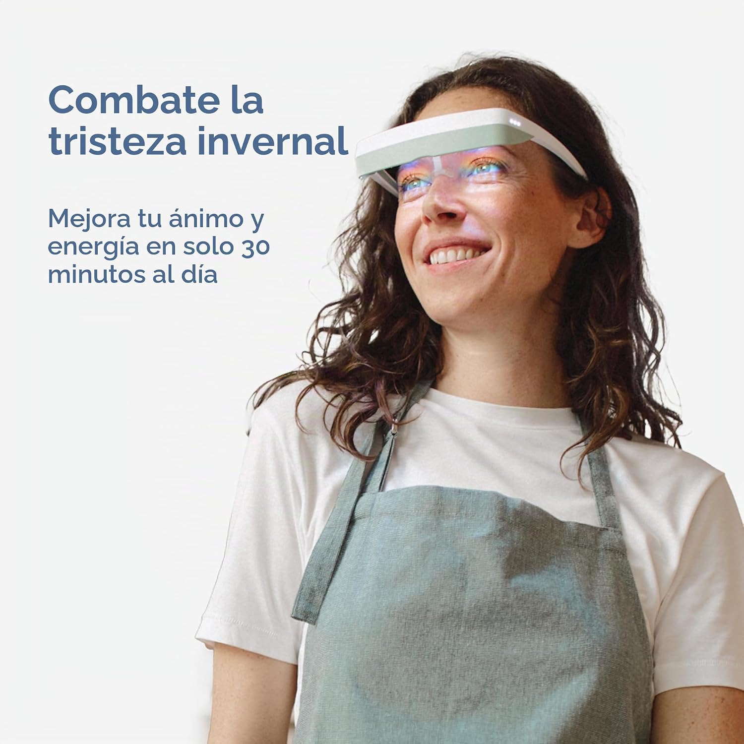 ALMOHADA TERAPÉUTICA LUMINETTE 3 LIGHT THERAPY GLASSES VERDE - 5