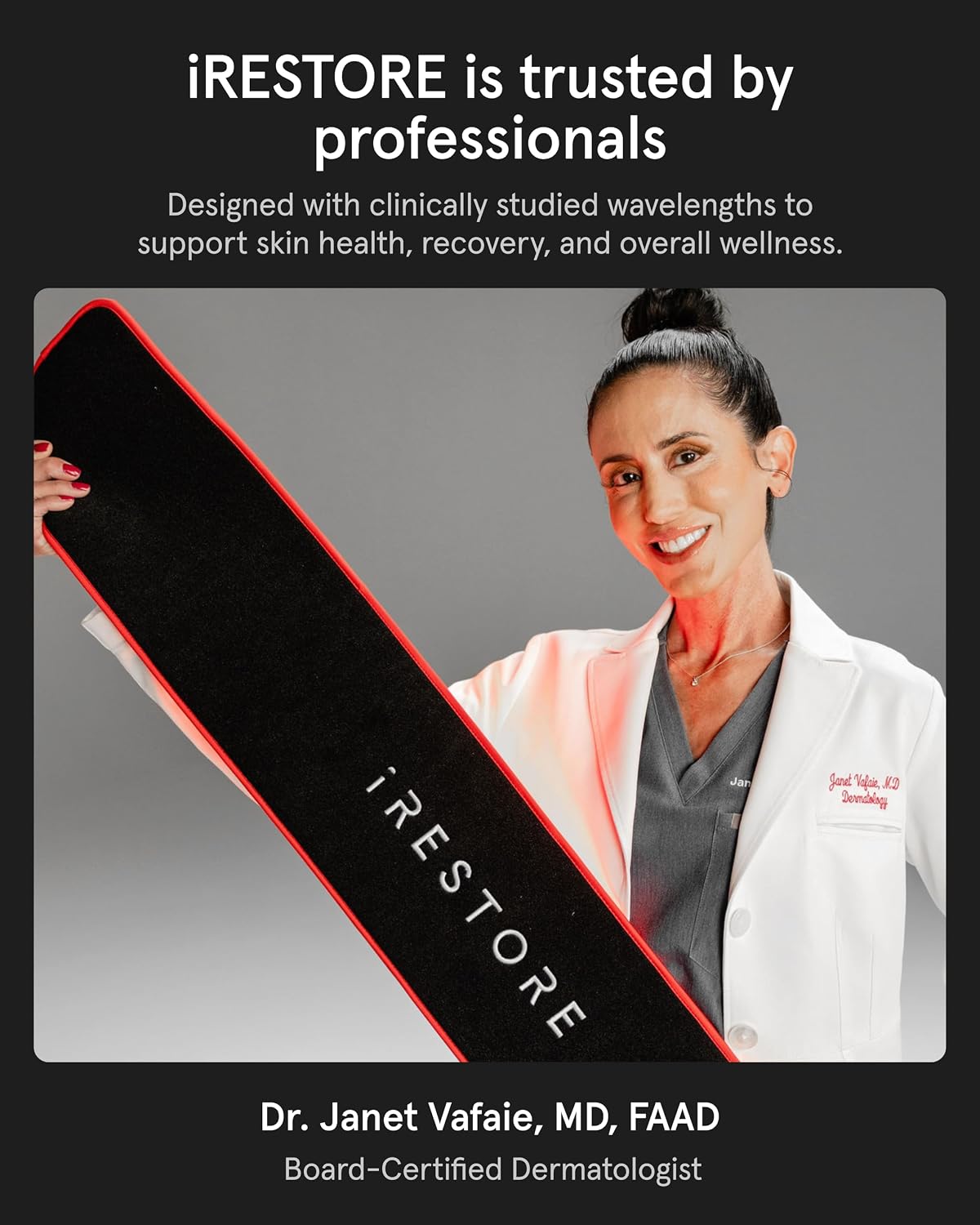 ALMOHADILLA TERAPÉUTICA IRESTORE FLEX BELT CON LUZ ROJA INFRARROJA Y 3 LONGITUDES DE ONDA - 4