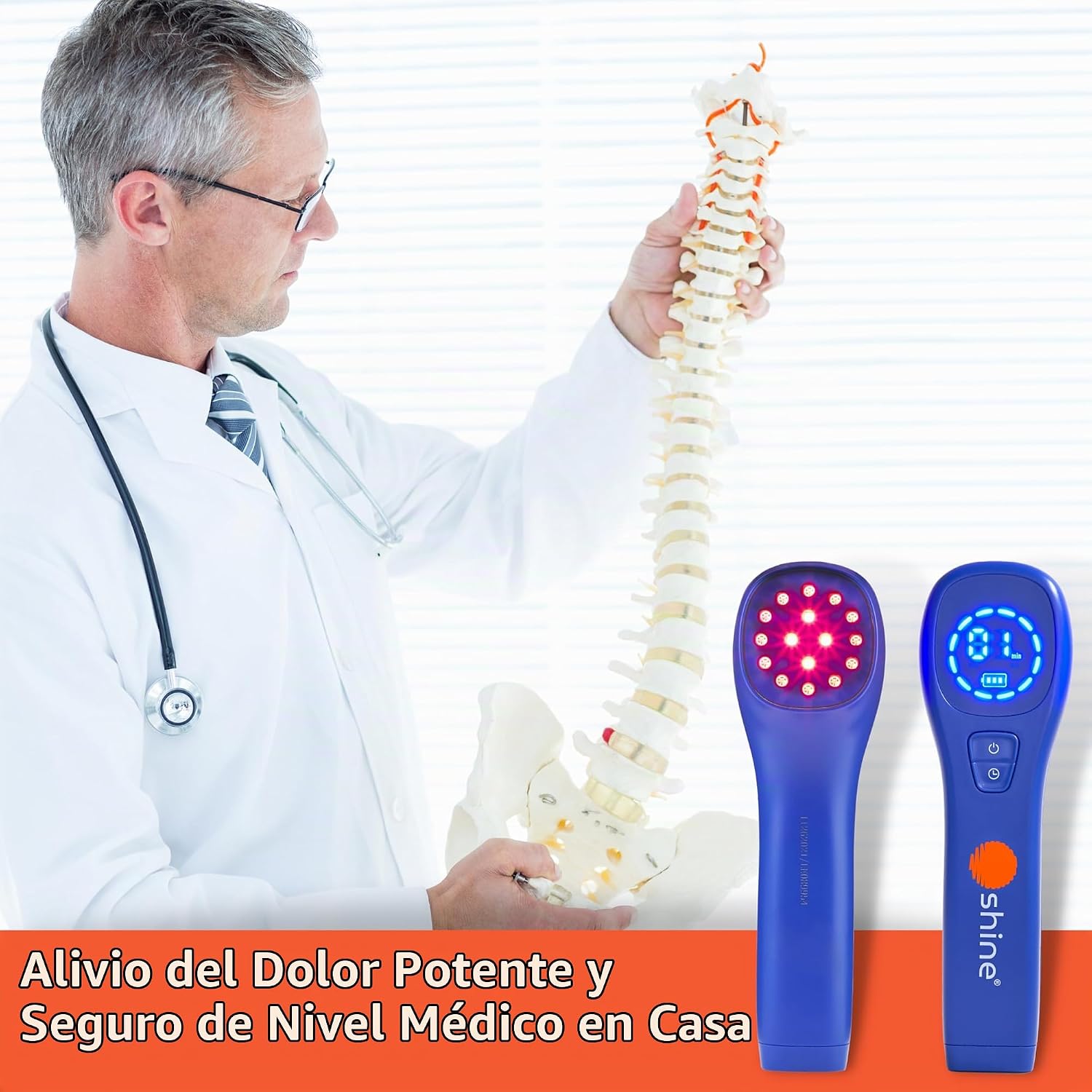 ALMOHADA TERAPÉUTICA SHINE RELIEF CON LUZ LED ROJA E INFRARROJA - 2