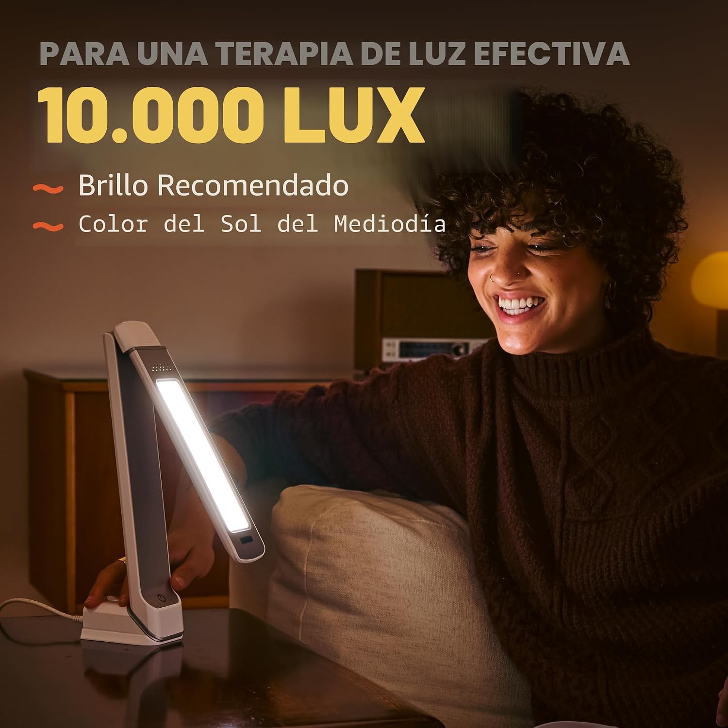LÁMPARA DE TERAPIA DE LUZ CIRCADIAN OPTICS LUMOS 10,000 LUX - 3