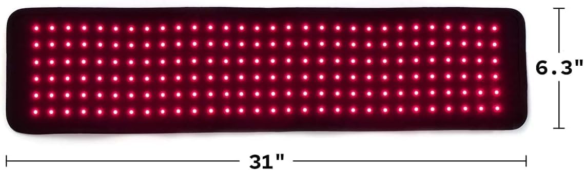 ALMOHADILLA TERAPÉUTICA FRINGE RED LIGHT THERAPY LONG WRAP INALÁMBRICA 660NM Y 850NM - 5