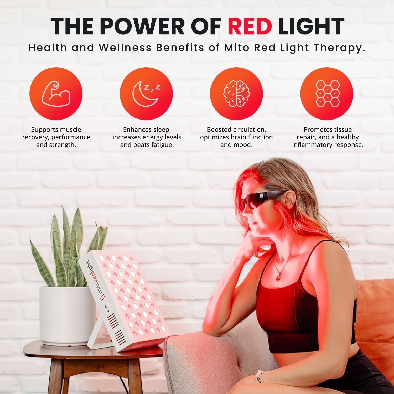PANEL DE TERAPIA DE LUZ ROJA MITO RED LIGHT MITOMIN 2.0 PARA ROSTRO Y CUELLO - 3