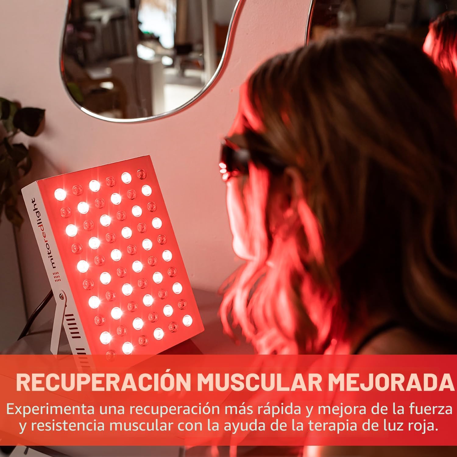 PANEL DE TERAPIA DE LUZ ROJA MITO RED LIGHT MITOMIN 2.0 PARA ROSTRO Y CUELLO - 4