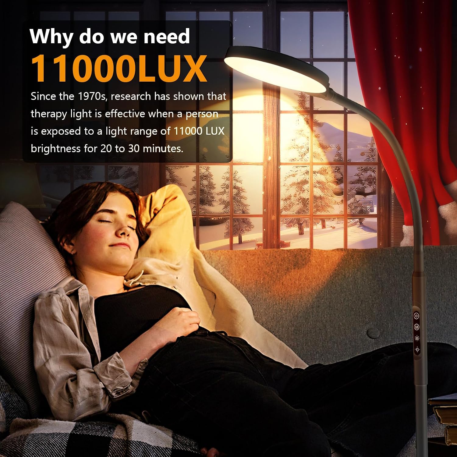 LÁMPARA DE TERAPIA DE LUZ AULAIDIK 11000 LUX 3 EN 1 - 3