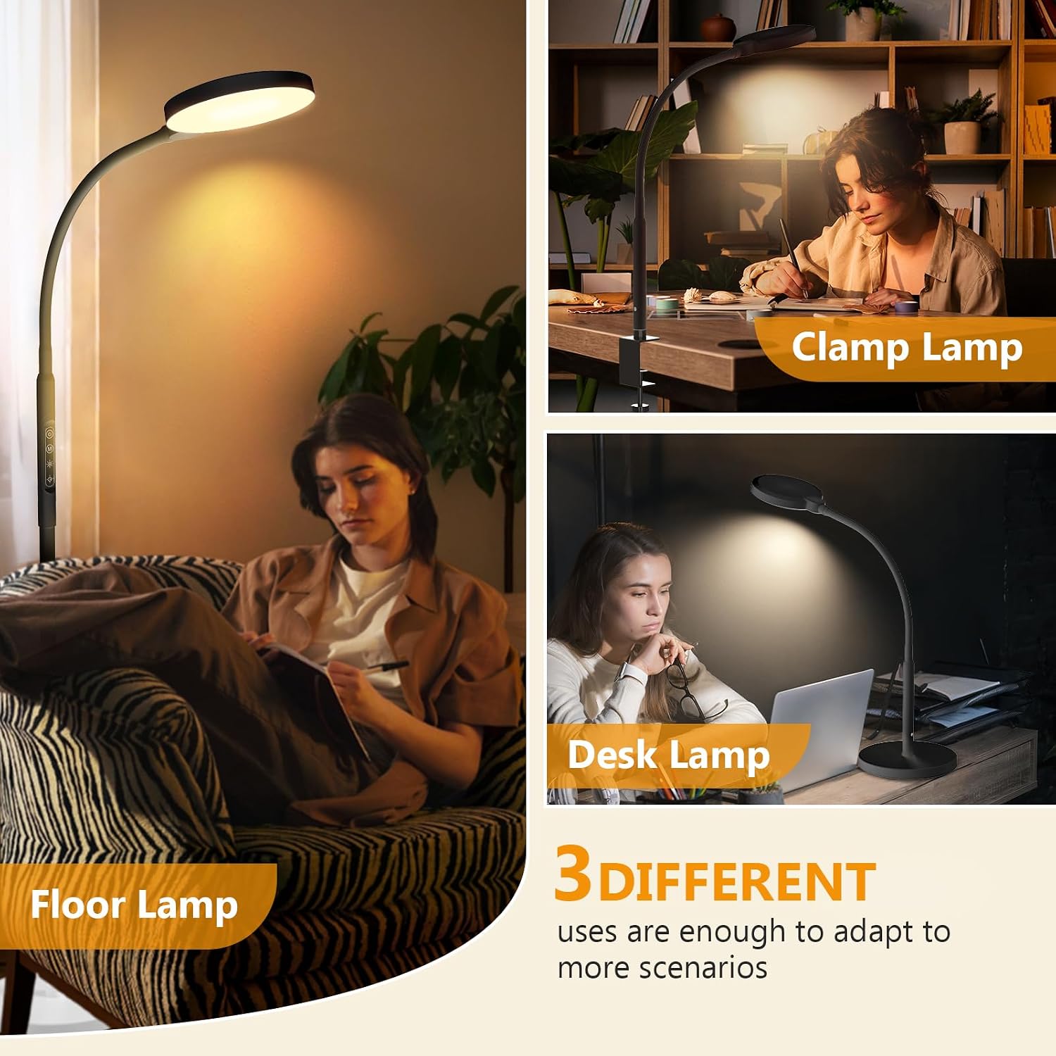 LÁMPARA DE TERAPIA DE LUZ AULAIDIK 11000 LUX 3 EN 1 - 5